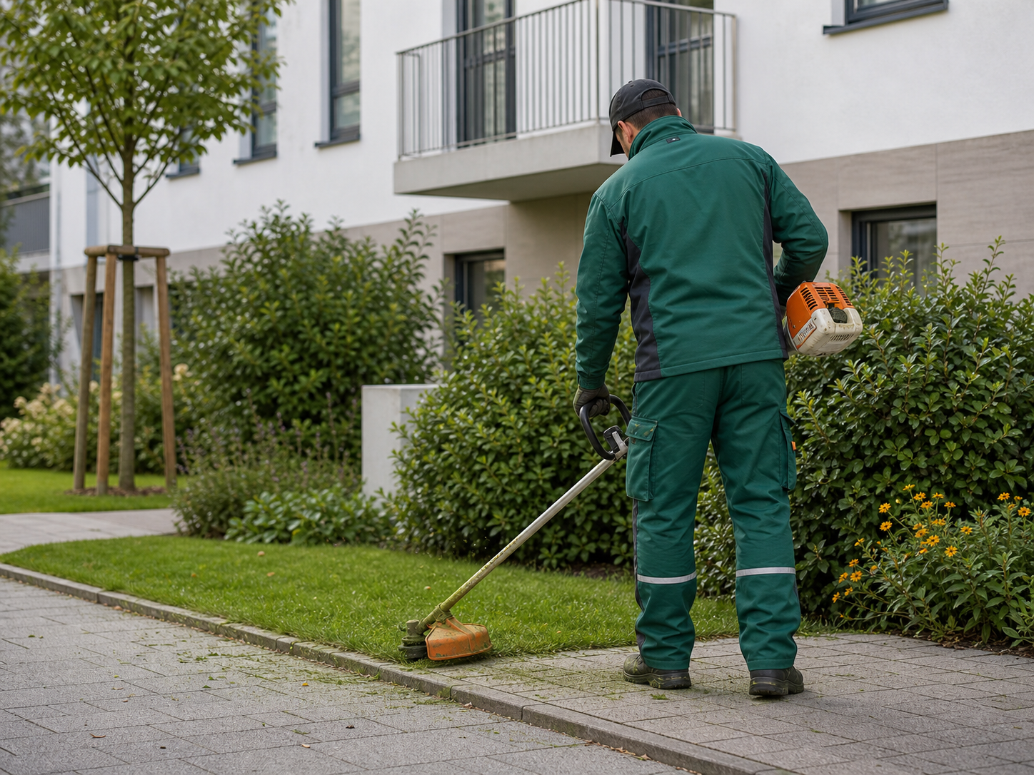 Gartenpflege München im Objektalltag